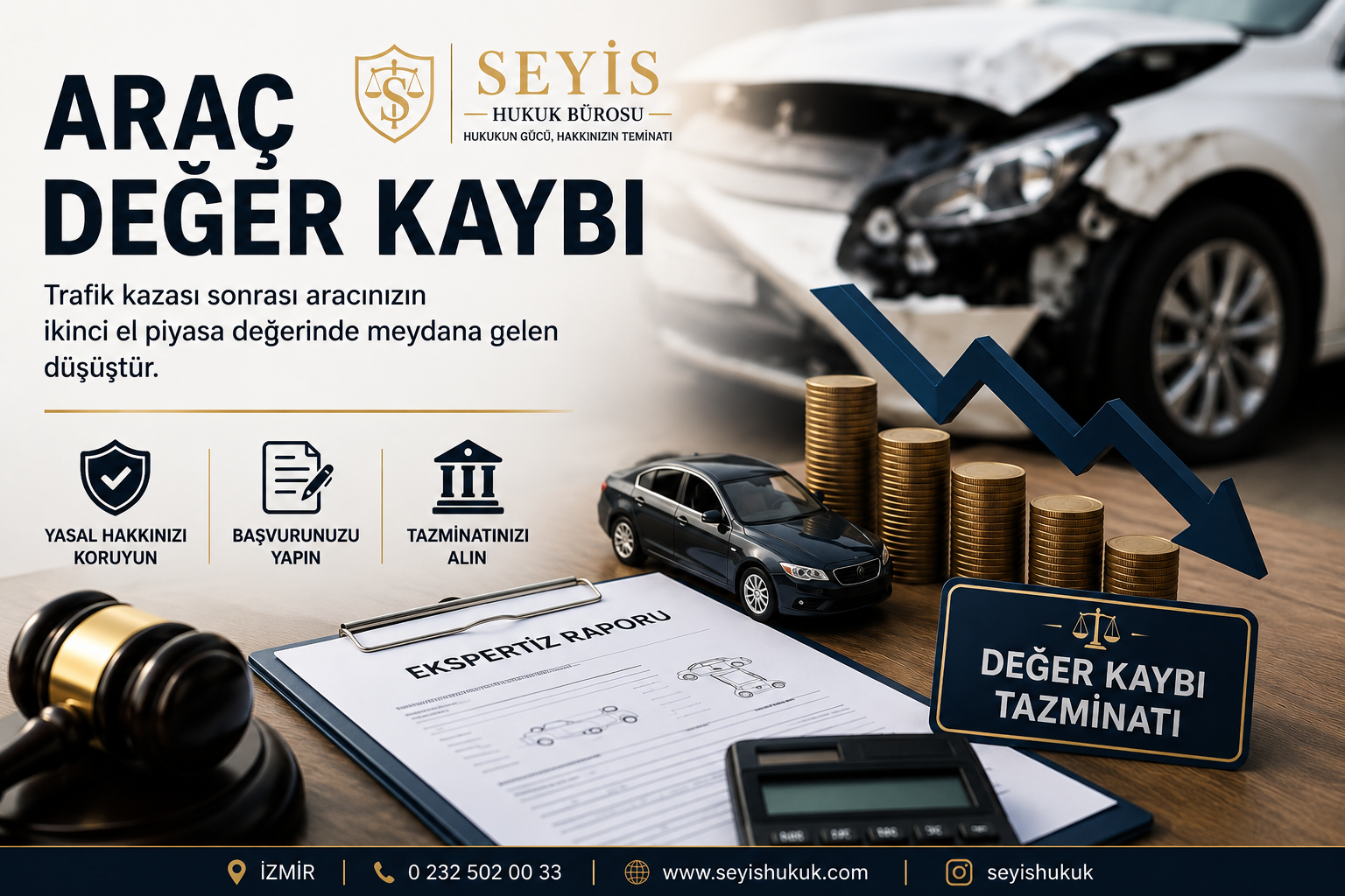 Araç değer kaybı davası ve araç değer kaybı tazminatı